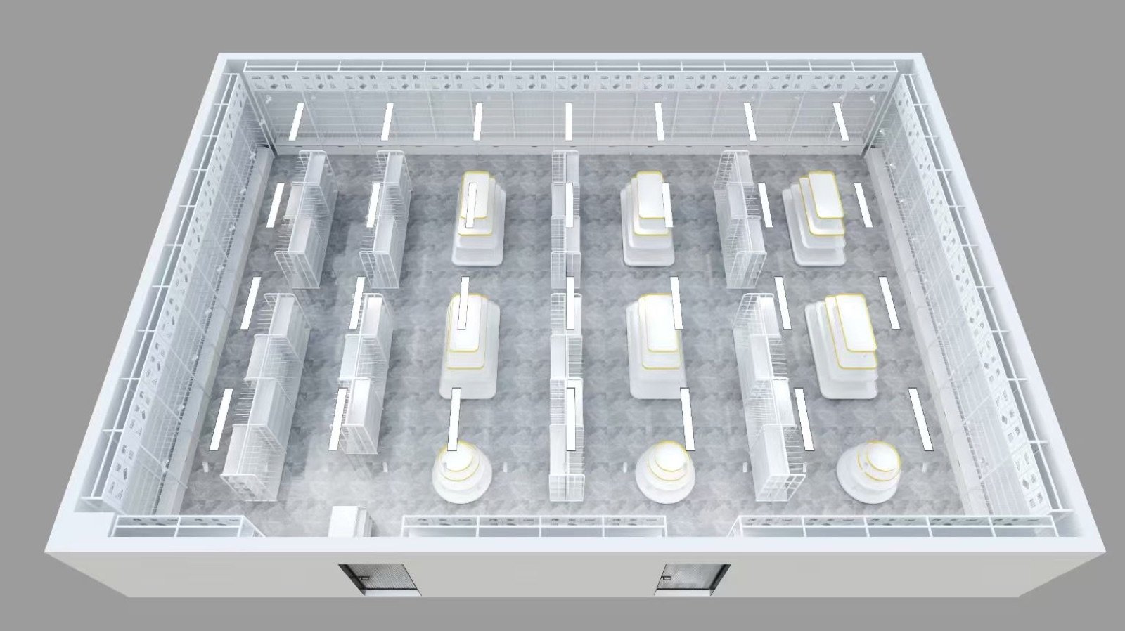 AwwwStore store layout plan and shelf design