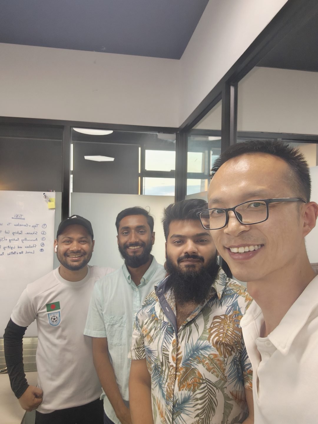 AwwwStore team in a negotiation meeting with store owners